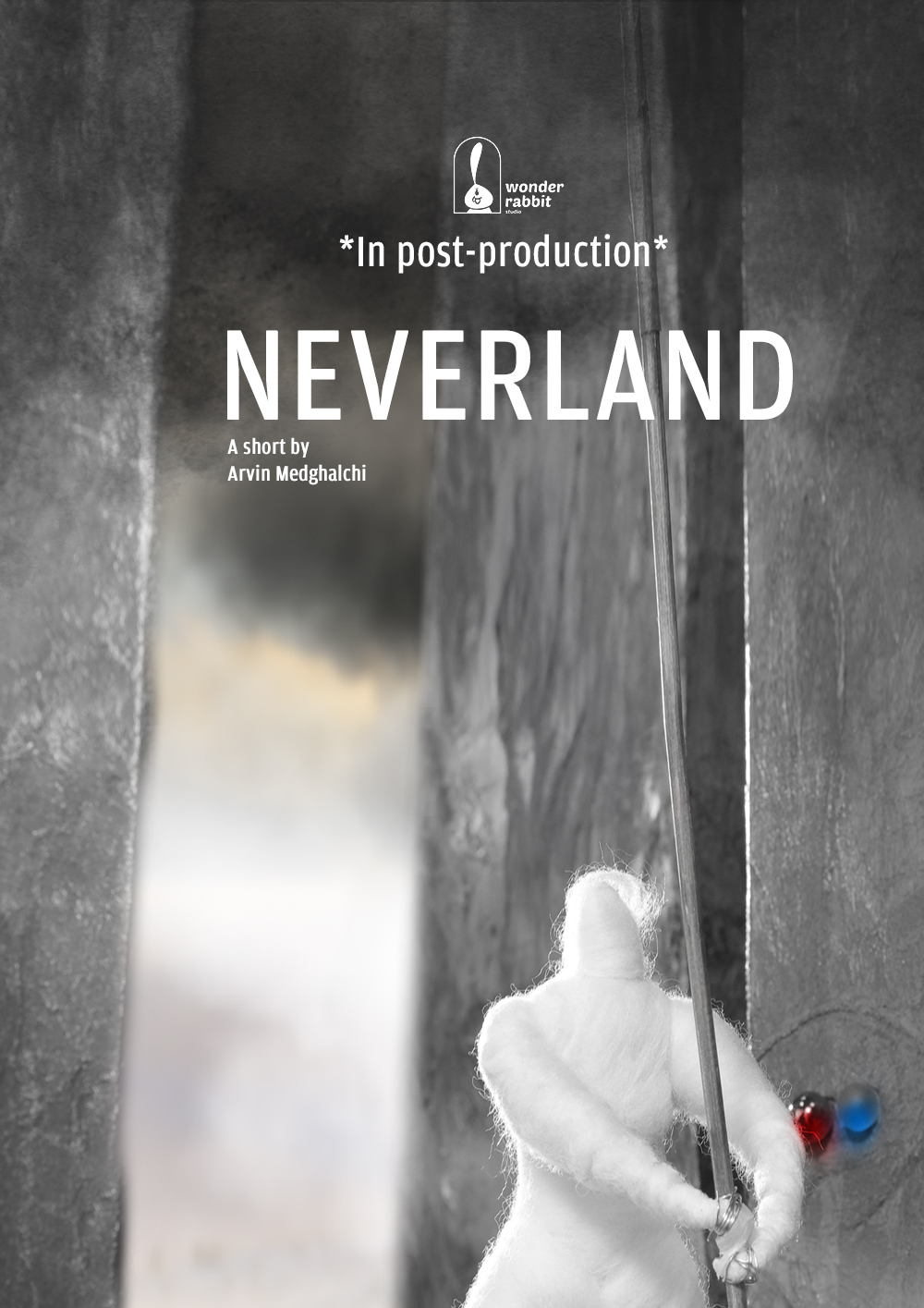 Neverland Filmposter Stop Motion Animation in Post Produktion