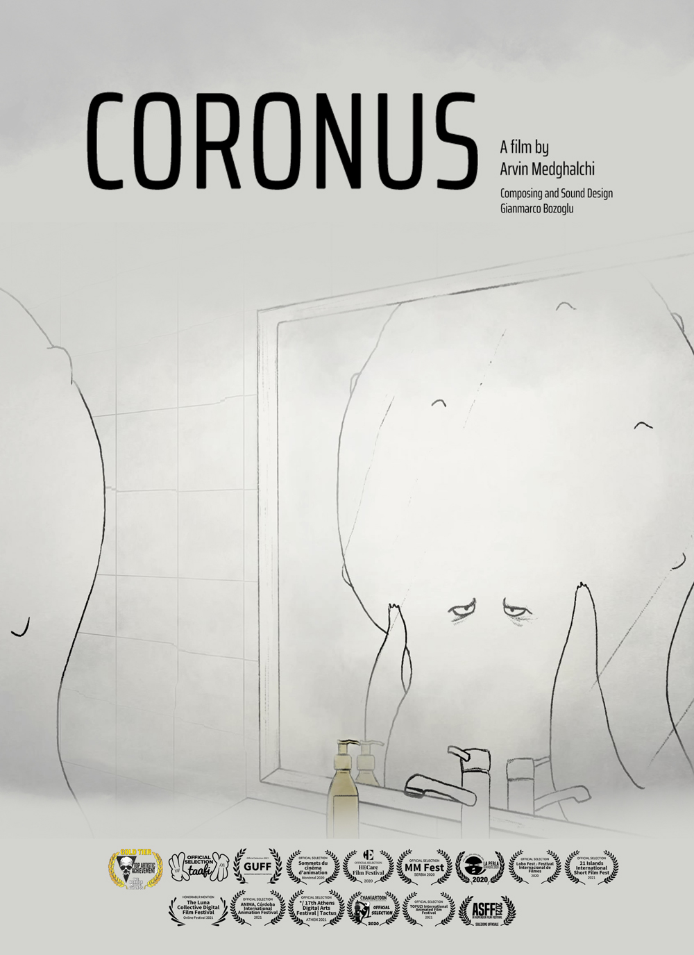 Coronus Film Poster - a 2D Animation